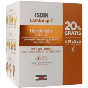 ISDIN LAMBDAPIL Hairdensity 180 Cápsulas (3 meses)