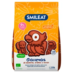 Galletas de espelta, avena y cacao Eco Smileat