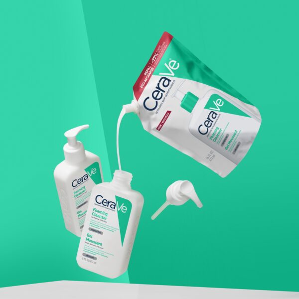Cerave Gel Limpiador Espumoso 473ml Recarga - Imagen 2
