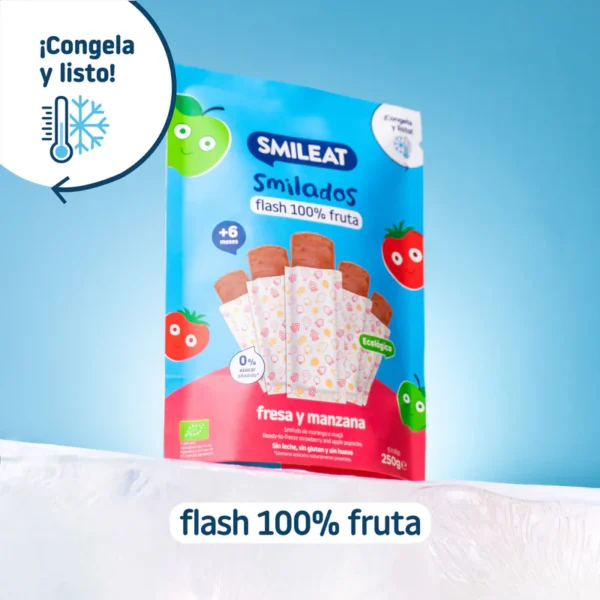 Smilado de fresa y manzana Eco Smileat - Imagen 2