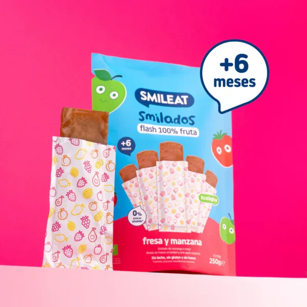 Smilado de fresa y manzana Eco Smileat - Imagen 3
