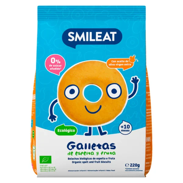 Galletas de espelta y fruta Eco Smileat