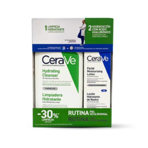 Cerave Pack Rutina Piel Seca: Limpiadora Hidratante + Loción Hidratante Facial