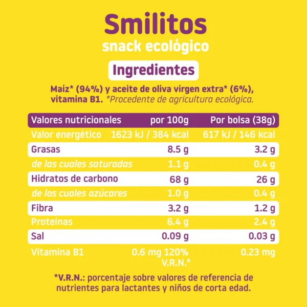 Smilitos de maíz Eco Smileat - Imagen 4