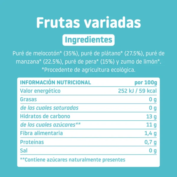 Pouch de frutas variadas Eco Smileat - Imagen 4
