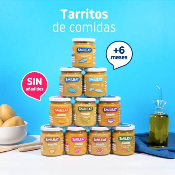 Tarrito verduras con merluza Eco Smileat - Imagen 4